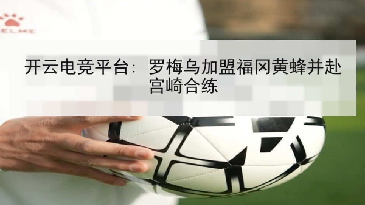 开云电竞平台: 罗梅乌加盟福冈黄蜂并赴宫崎合练 开云电竞平台: 罗梅乌加盟福冈黄蜂并赴宫崎合练